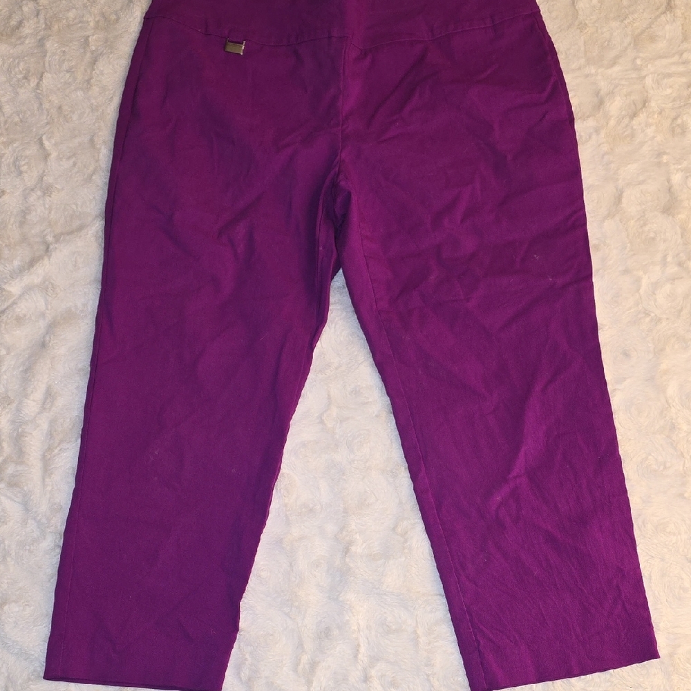 Alfani Rich Magenta/Purple Capris